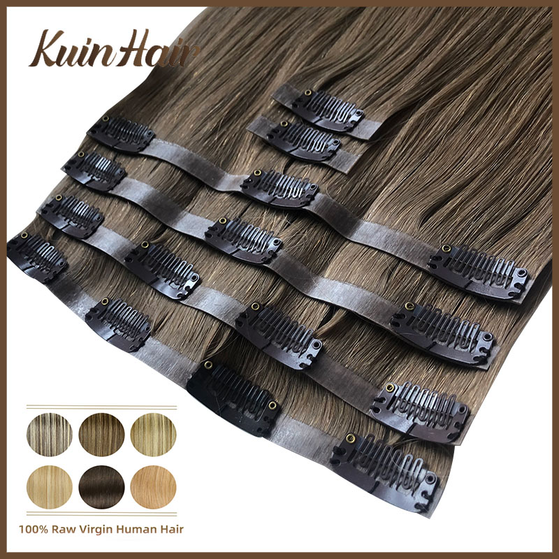 Clip In Hair Piece - Clip Invisible recto de PU en