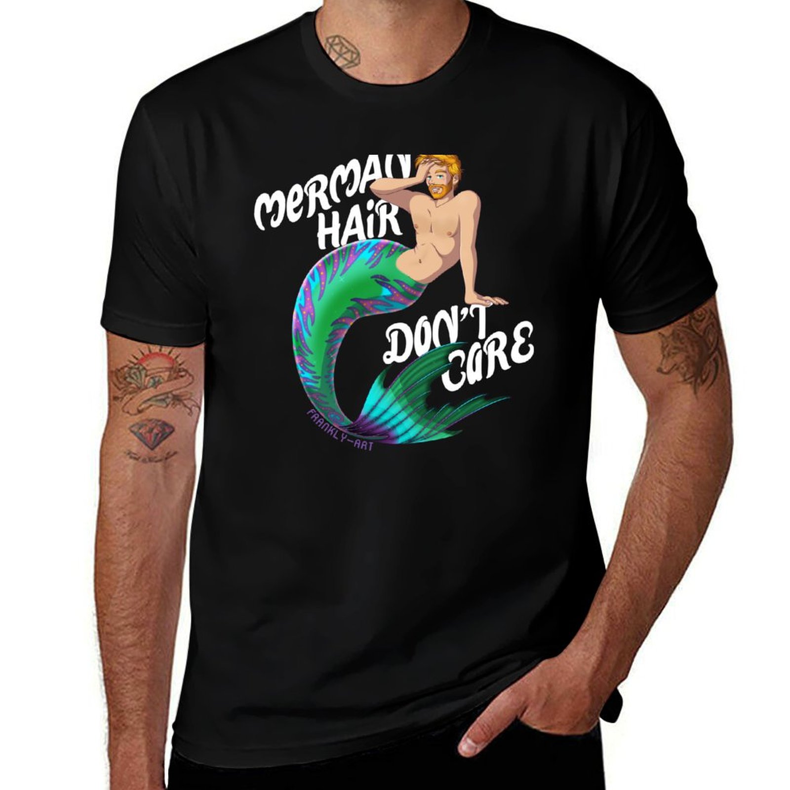 Hair Care Luxury Brands - Camiseta Merman Hair Don't Care para