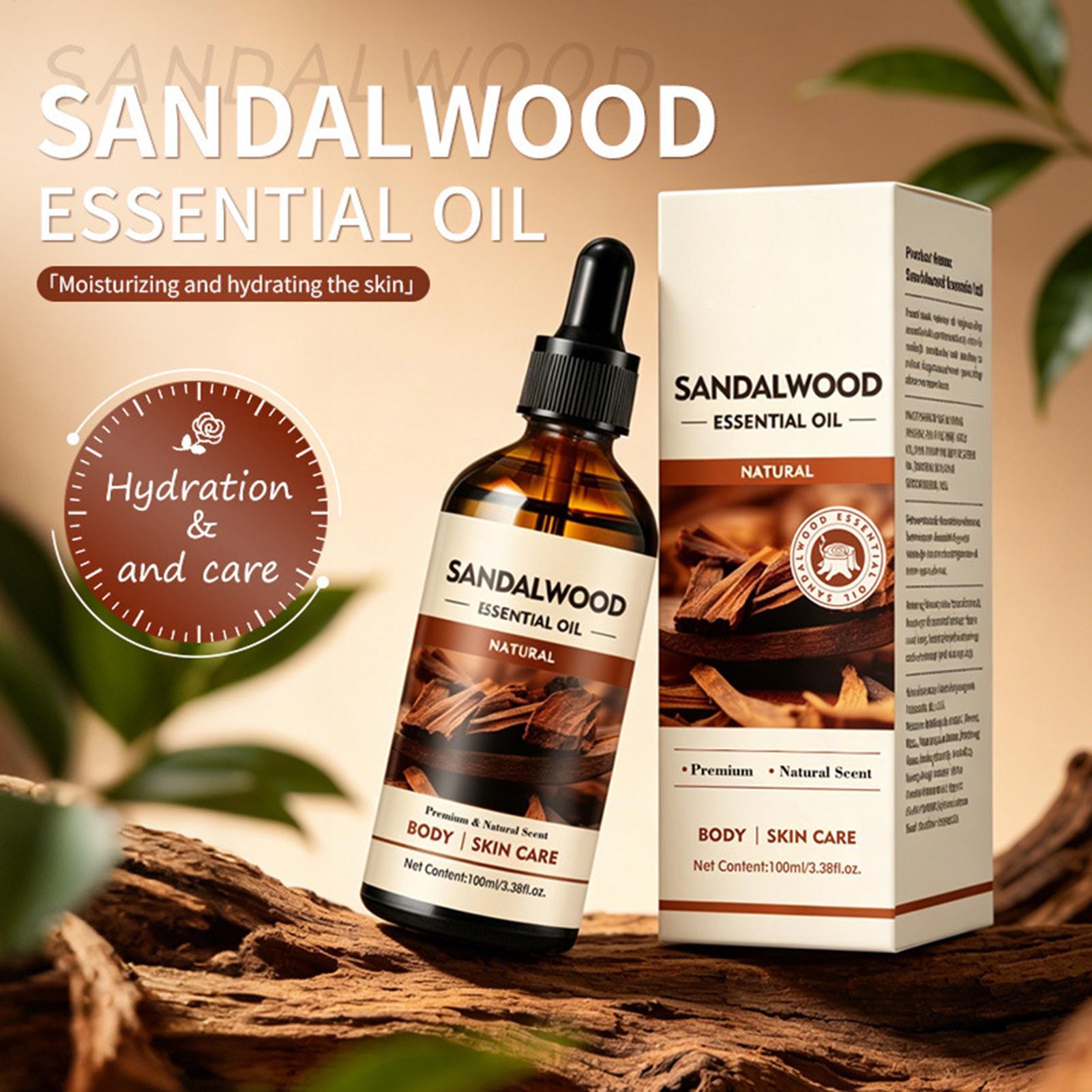 Hair Care Naturally - Aceite aromático de sándalo, 100ml, aceite