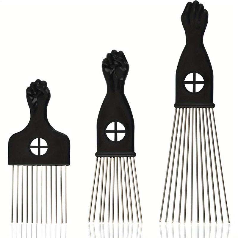 Afro Pick Comb - Juego de selección de cabello Afro