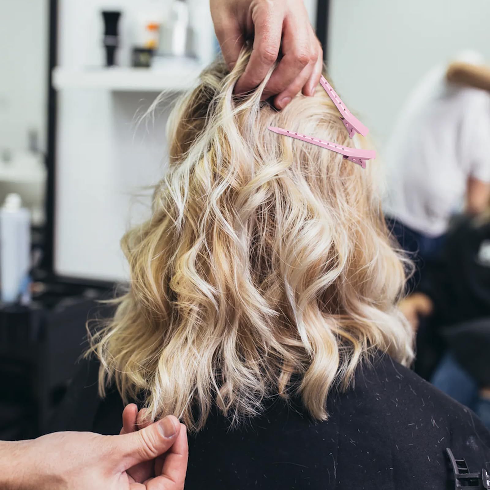 Lote de 10 pinzas metálicas ti - Hair Care Barber reseña y precio