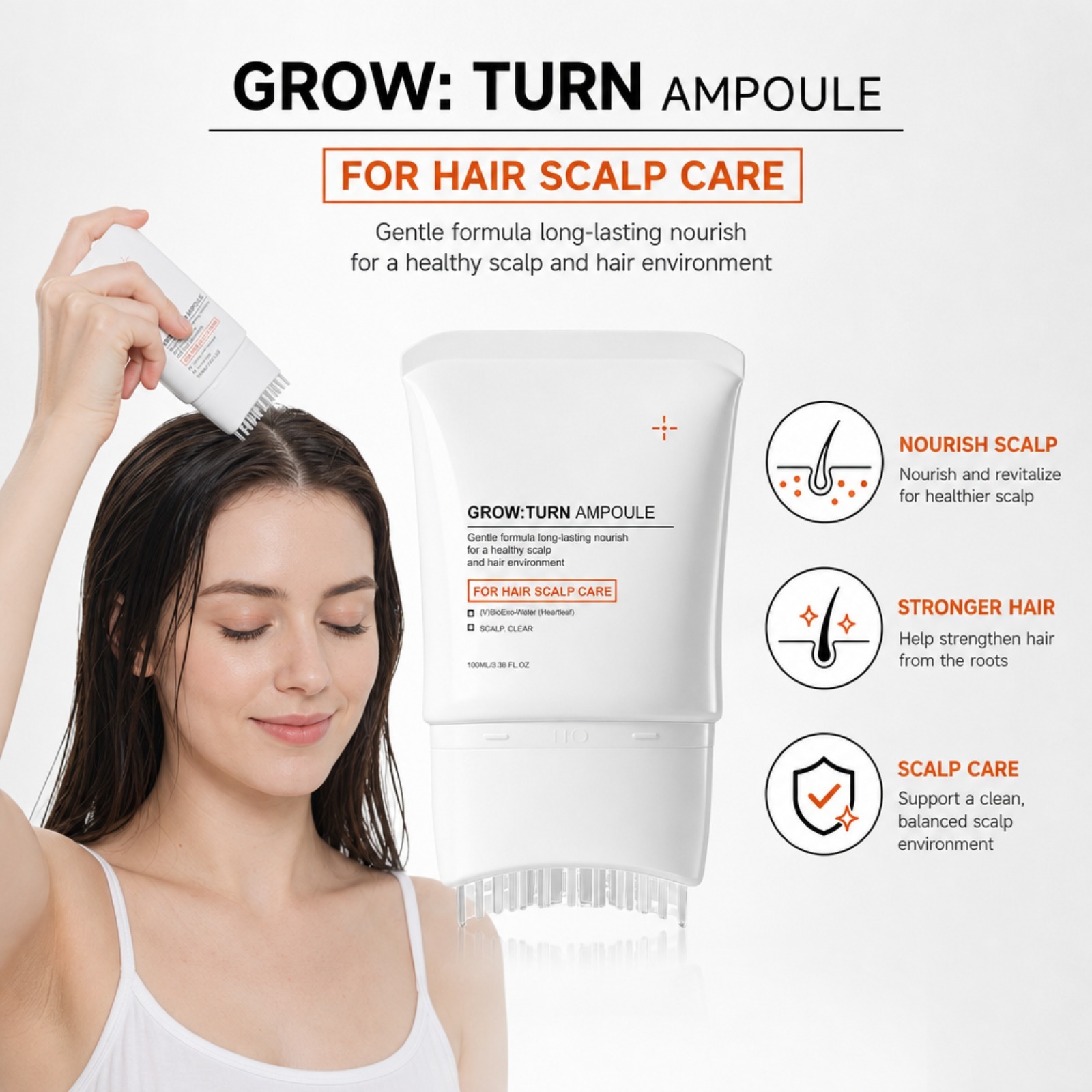 GROW:TURN Ampoule, Suero para  - Caffeine Hair Serum reseña y precio