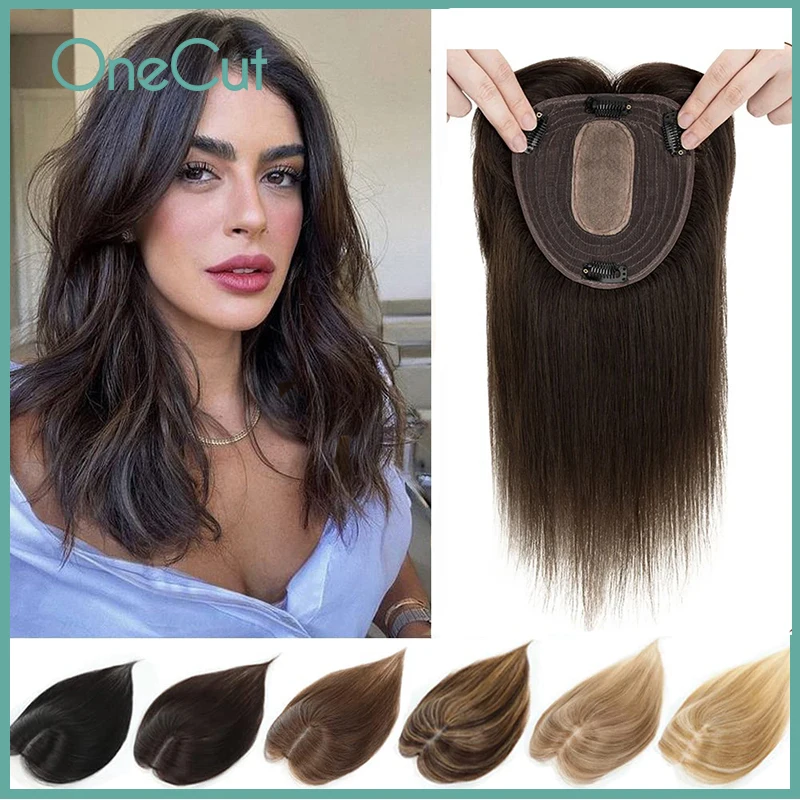 Base superior de seda recta pa - Clip In Hair Piece reseña y precio