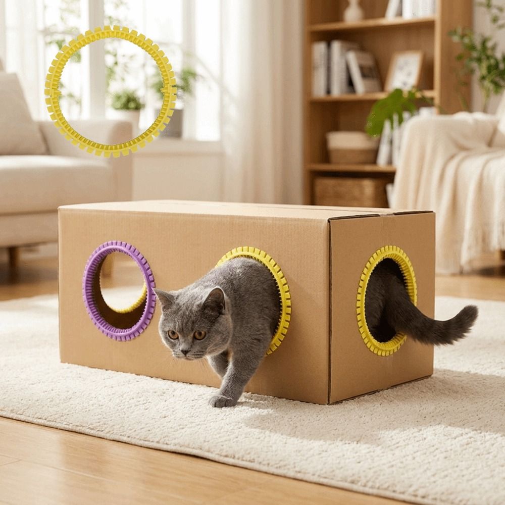 Túnel de plástico para gatos,  - Hair Care Is Self Care reseña y precio