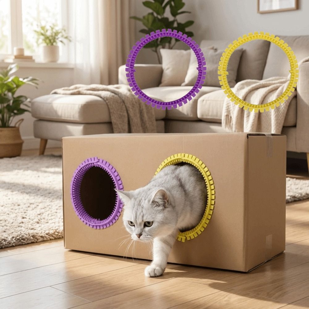 Túnel de plástico para gatos,  - Hair Care Is Self Care reseña y precio