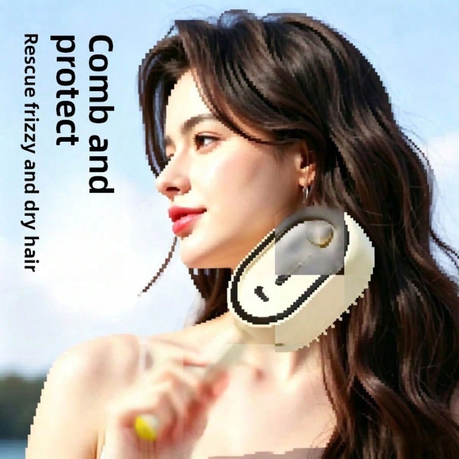 Peine de masaje eléctrico con  - Hair Care Is Self Care reseña y precio