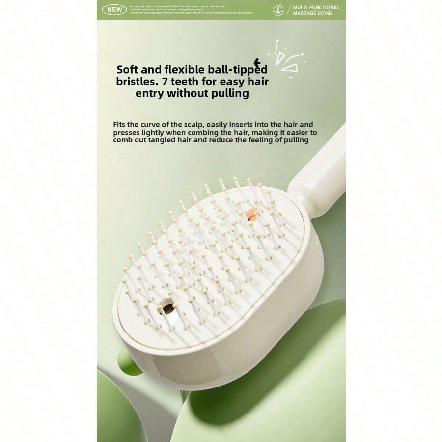 Peine de masaje eléctrico con  - Hair Care Is Self Care reseña y precio