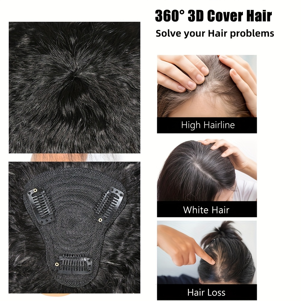 Pelo liso rizado con flequillo - Clip In Hair Piece reseña y precio