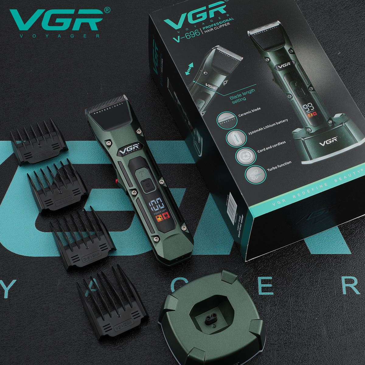 VGR V-696 nueva máquina de cor - Hair Care Barber reseña y precio